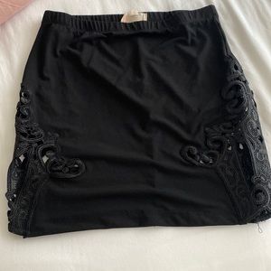 Black mini skirt - never worn